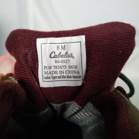 NWOT Cabela's Women's Brown Gore-tex Leather Uppers Hiking / Work Boots 8M - Picture 9 of 9